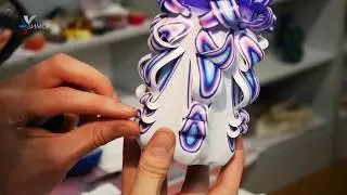 How its made! A carved candle made to order from DIMSI candle workshop
