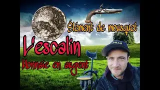 Détection de métaux HD #62 Deux prairies , deux sortie ! Escalin en argent , élément de mousquet.