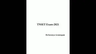 TNSET-2021 All details in tamil. Eligibility, fees, Exam pattern, Exam centers, Online Application