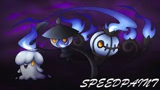 litwick & lampent & chandelure - Pokemon Black/White speedpaint