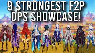 Best 9 Strongest C0 DPS!! F2P Damage SHOWCASE [Genshin Impact]