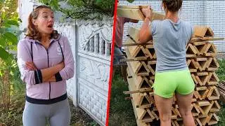 Girl Wanted Privacy In The Backyard, So We Built An Amazing Privacy Fence