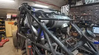 Massive New Air Cleaner and Intake for the Twincharged Cummins in my Ultra 4 Car