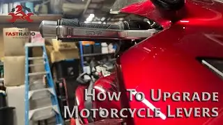 Motorcycle Lever Upgrade on Honda VFR800