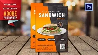 Photoshop Tutorials |  Professional Restaurant Flyer Design