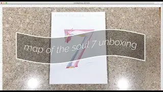 BTS Map of the Soul: 7 unboxing || BTS Album Unboxing
