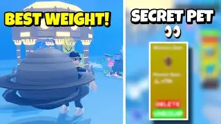 NEW ALL BOOST CODE IN LIFTING TITANS! TOP 4 ON LEADERBOARD & I GOT THE BEST WEIGHT IN LIFTING TITANS