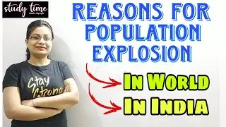 Reason for Sharp Rise in human population in World & in India| #Population ICSE Class-10 Bio