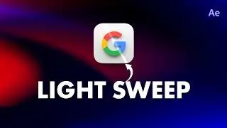 Light Sweep Effect Beginners | After effects Tutorial