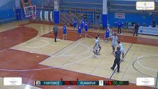 2. SKL U18 4. kolo  KK POrtorož - KK Plama Pur 25. 11. 2023
