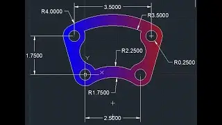 AutoCAD 2d modeling. How to use OFFSET command for making concentric circles.