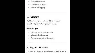 IDEs for Python | Python IDEs Explained | IDLE, PyCharm, VS Code | 