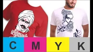 CMYK - T shirt Printing Colour seperation