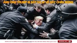 ẢNH ÔNG TRUMP BỊ BẮT DO AI VẼ GÂY CHẤN ĐỘNG #Trump #Ai #NguyCo #NguyeHiem #BaoDong #NganChan #GiaMao