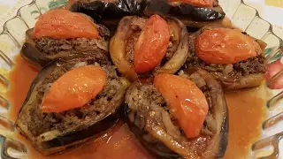 منزلة الباذنجان- طريقة تحضير منزلة الاسود الشامية بطريقة سهلة وبسيطة