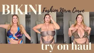 BIKINI TRY ON HAUL WITH FASHION NOVA CURVE| Lauren Sangster