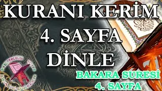 Kuran 4. sayfa | Kuranı kerim 4. sayfa | Bakara suresi 4. sayfa