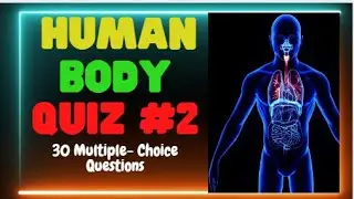 HUMAN BODY QUIZ #2 - 30 MULTIPLE-CHOICE QUESTIONS