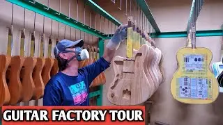 Guitar factory tour | How guitars are manufactured in 2024