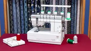 Janome CoverPro 3000 - Обзор плоскошовной машины