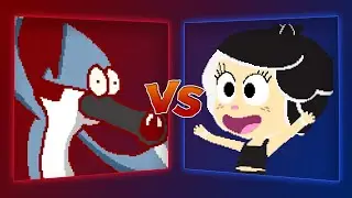 MUGEN Battle - Mordecai vs Hanazuki