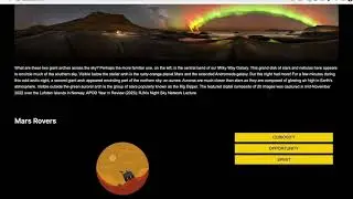 Udacity Mars Dashboard Project - Intermediate Javascript Nanodegree