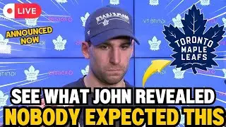 BREAKING NEWS! SEE WHAT JOHN TAVARES REVEALED THIS FRIDAY! TORONTO MAPLE LEAFS NEWS! NHL NEWS