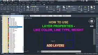 Complete Guide to AutoCAD Layer Properties | layers toolbar