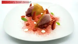 Strawberry basil dessert | Десерт Базилик Клубника