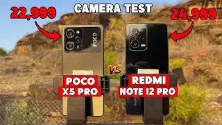 Poco X5 Pro 5G Vs Redmi Note 12 Pro 5G Camera Test 📸🔥 | Redmi Note 12 Pro Vs Poco X5 Pro Camera Test