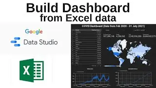 Google Data Studio - Build interactive/dynamic Dashboard from Excel data