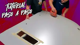 Como hacer unas tomas de aire al carro/ Tutorial ✅