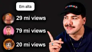 Vim ver os vídeos com MAIS VIEWS dos meus amigos youtubers