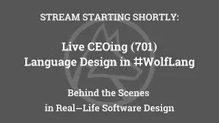 Live CEOing Ep 701: Language Design Review of System Modeling & Control