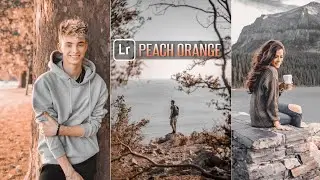 Peach Orange(autumn tone)-Lightroom Mobile Preset | Lightroom best preset | photo editing apps