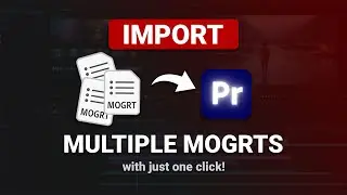 How To Add Tons Of MOGRTs In Seconds!