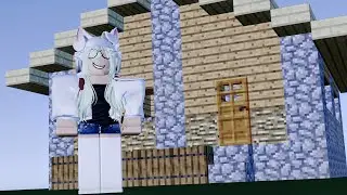 We Built a Minecraft House In Roblox | Roblox - 2 Player Minecraft Tycoon