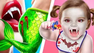 Zostałam Adoptowana przez Syrenkę i Wampira! Syrenka kontra Wampir!