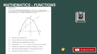 MATHEMATICS | GRADE 11 FUNCTIONS  SIMPLIFIED
