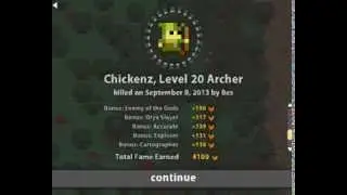 RotMG: Archer Death (RIP 2013)