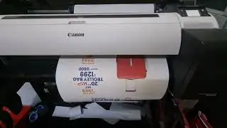 Eco Vinyl Sticker printing in Canon TM-5300