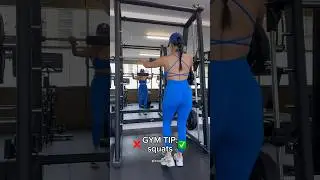 Squat Tips 👌🏼✨ #squat #squats #gymtips #fitnesstips #squatsworkout #gymhacks #workoutips