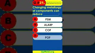 Q#21- API 580 Exam - Risk Based Inspection - Latest Questions And Answers 