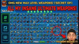 Pixel Gun 3D - All my 730 Weapons Inventory Showcase