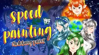 Speedpaint | Medibang Paint | 4 ELEMENTS