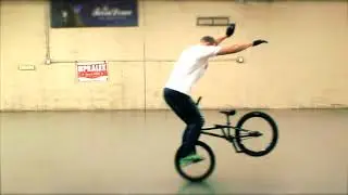 Tim Knoll does a fusion of flatland and street with gymnastics thrown in. Takes so much skill.