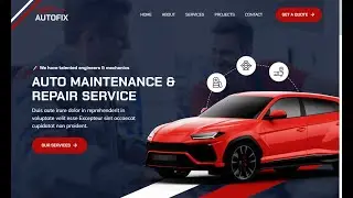FREE RESPONSIVE AUTO MAINTENANCE & REPAIR SERVICE WEBSITE TEMPLATE 2023