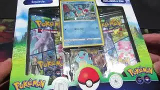 Unboxing Pokemon GO Pin Collection Squirtle Chile