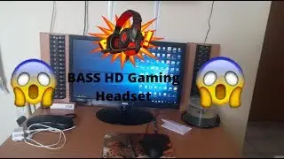 אנבוקסינג ראשון לערוץ!!! אוזניות גיימינג! BASS HD Gaming Headset