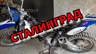 РАЗОРВАЛО поршень на ИЖе...